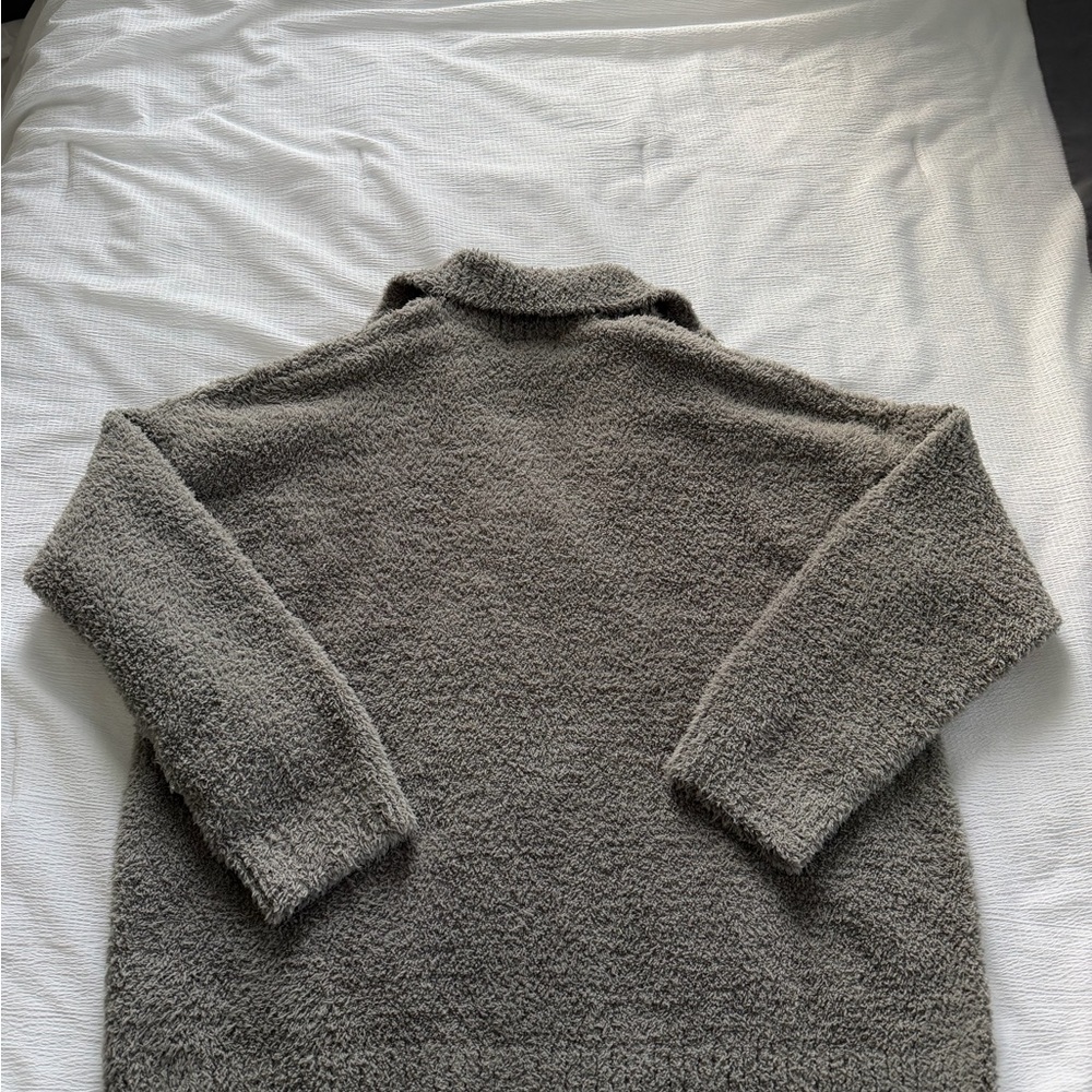 Barefoot Dreams Eco CozyChic Wide Placket Pullover Sweater - Picture 3 of 4